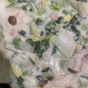 白菜消費☆鶏肉と白菜のクリーム煮